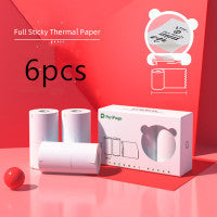 Mini Thermal Printer - Rechargeable, Portable & Multi-Paper Compatible