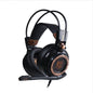 USB Wired Gaming Headset – Noise-Cancelling Over-Ear Headphones with Mic for PC and Multimedia Use