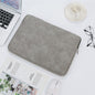 14-Inch PU Leather Laptop Bag – Waterproof Flat Liner Bag with Soft Handle