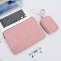 14-Inch PU Leather Laptop Bag – Waterproof Flat Liner Bag with Soft Handle