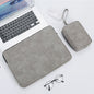 14-Inch PU Leather Laptop Bag – Waterproof Flat Liner Bag with Soft Handle