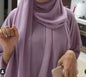 Elegant Modest Abaya Dress – Lightweight Polyester Blend