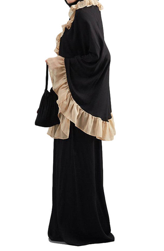 Girls' Long Sleeve Ramadan Abaya with Hijab