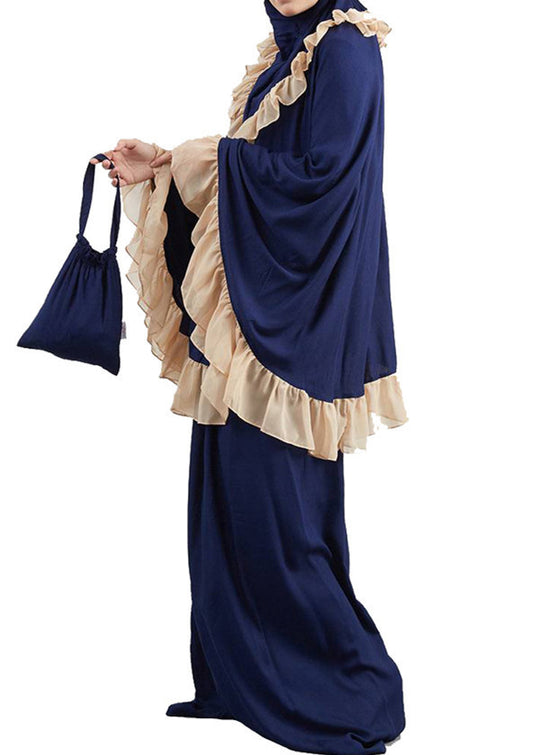 Girls' Long Sleeve Ramadan Abaya with Hijab