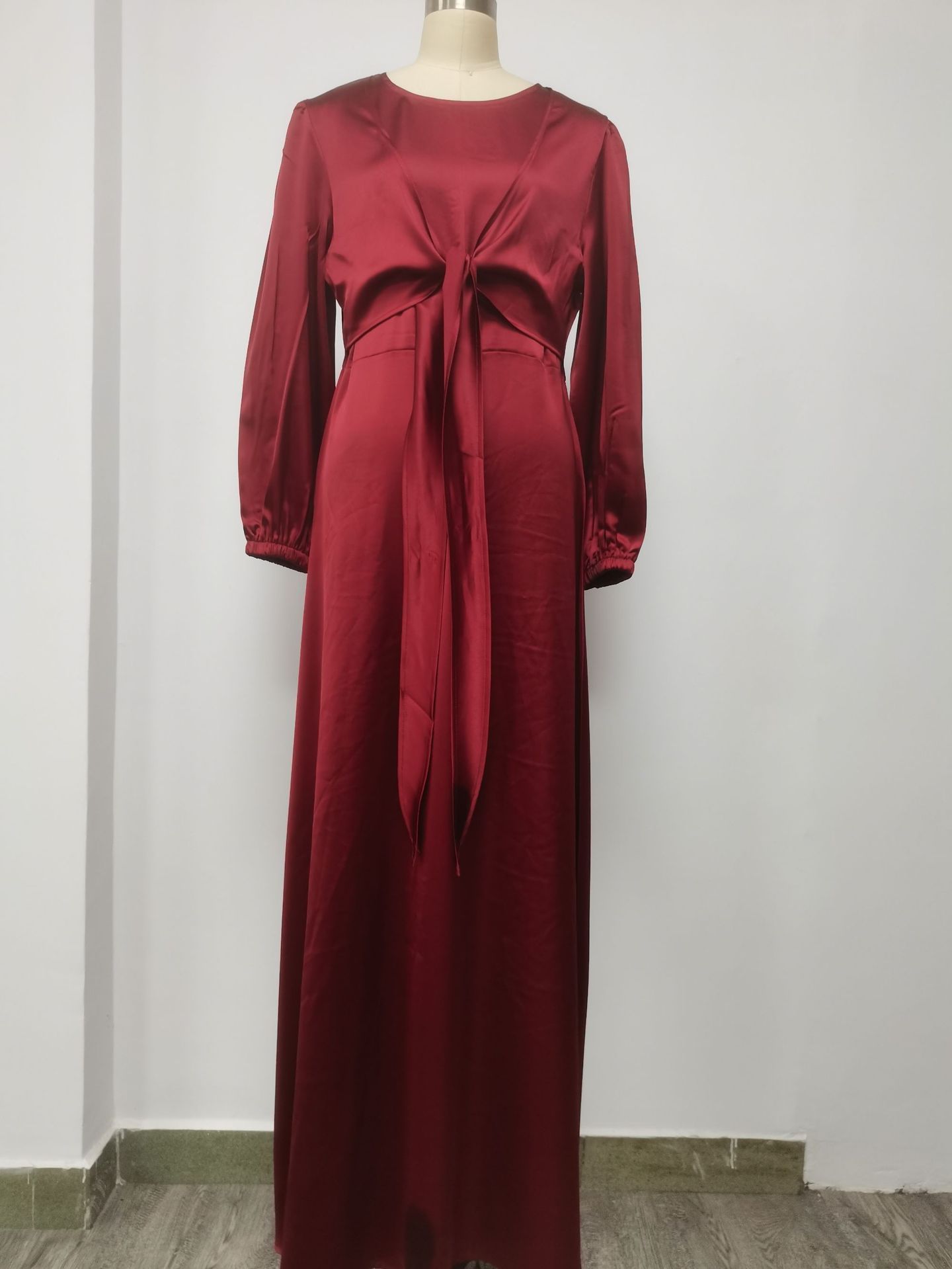 Women’s Satin Ramadan Eid Kaftan Dress