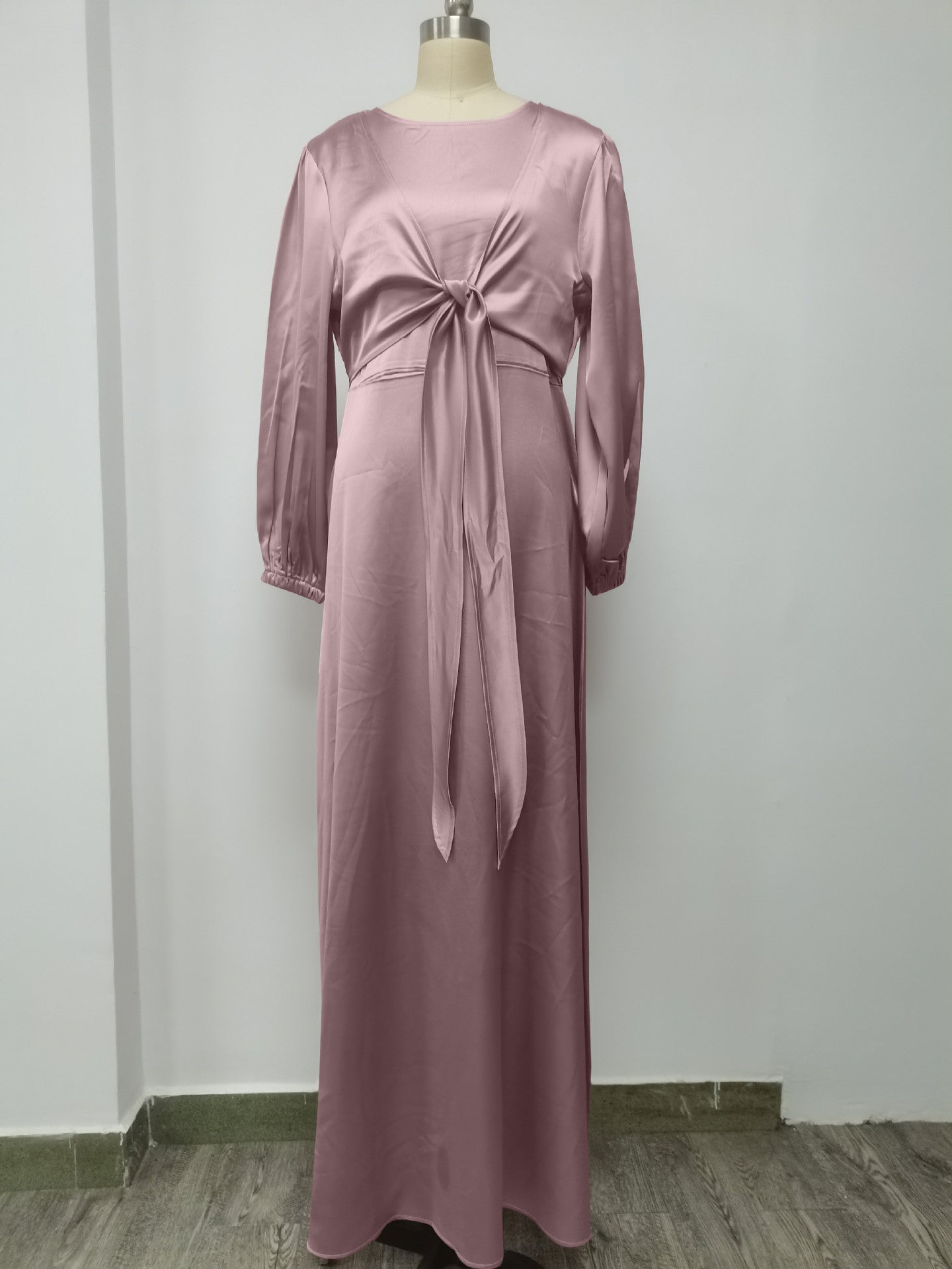 Women’s Satin Ramadan Eid Kaftan Dress