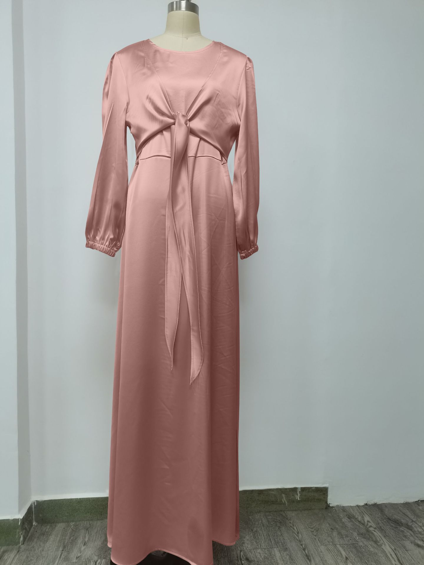 Women’s Satin Ramadan Eid Kaftan Dress
