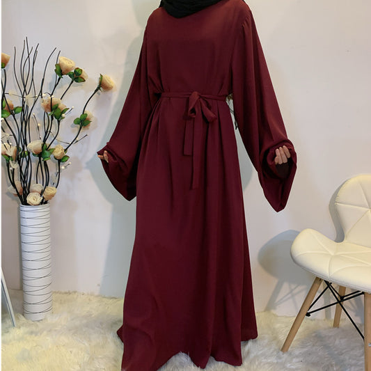 Elegant Long Sleeve Abaya Dress for Women
