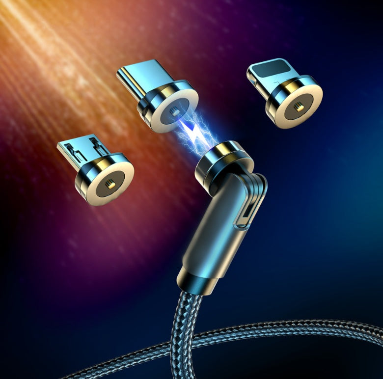 Magnetic Charging Cable with Fast Charging and Dust-Proof Design