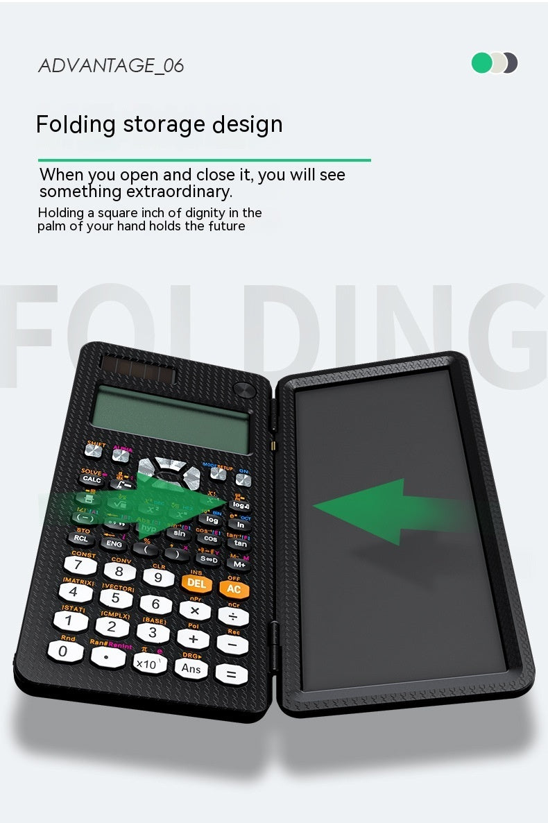 Scientific Calculator with LCD Notepad for Efficient Calculation and Note Taking