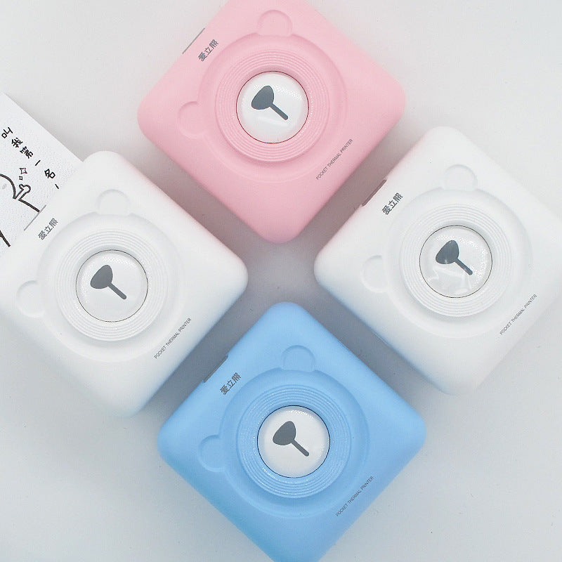 Mini Thermal Printer - Rechargeable, Portable & Multi-Paper Compatible