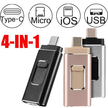 USB Flash Drive - iPhone Compatible & Portable