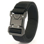 New Quick Release Tactical Release Buckle Braided Elastic Belt Men