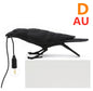 Modern Resin Wall and Desk Lamp with Plug Options – White & Black, Multiple Standards