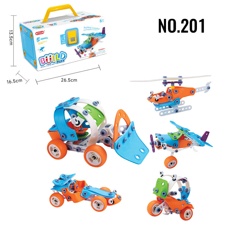 Kids Building Blocks STEM Toys for 4+ Boys Birthday Gifts Educational Autism Sensory Toy Building Set Creative Learning Games