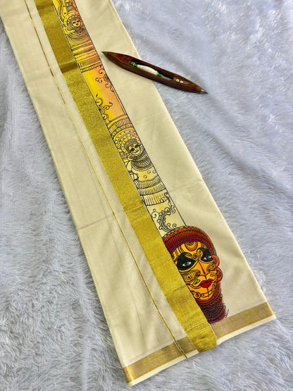 Handpainted Storytelling Men’s Dhothi