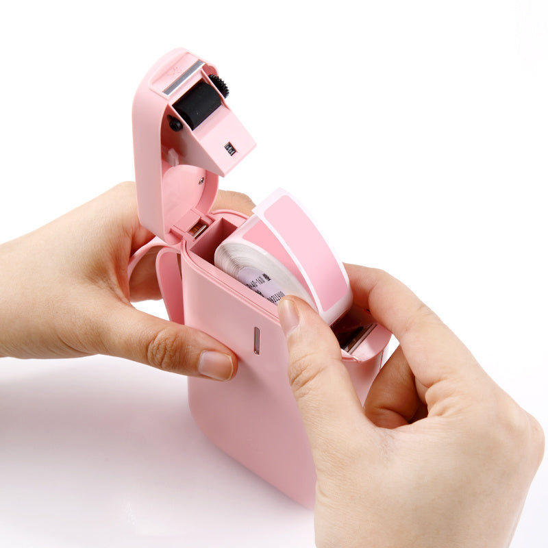 Portable Bluetooth Thermal Label Printer – Rechargeable, High-Resolution 203 DPI, Multi-Language Support