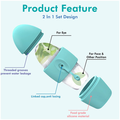 Silicone Face Ice Roller Mold for Skin Cooling and Puffiness Reduction