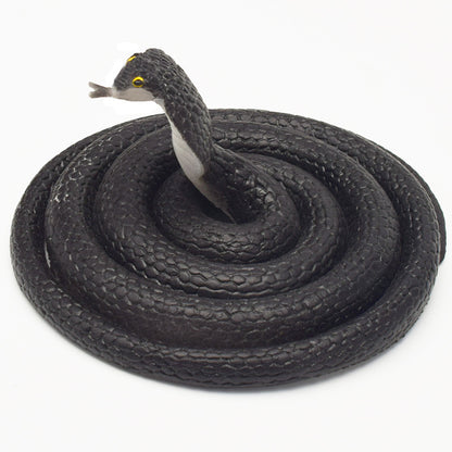 80cm Soft Rubber Simulation Snake Toy