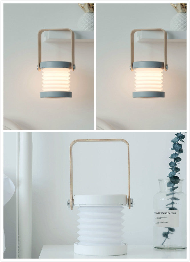 Foldable Touch LED Night Light, USB Rechargeable, 3 Brightness Levels