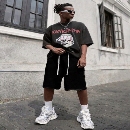 Men's Medium Long Trousers Plus Size Street Hip-hop