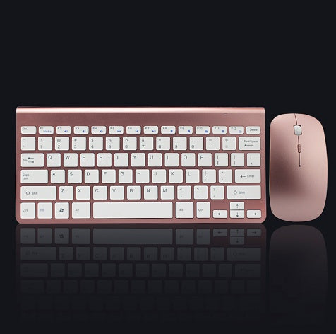 Wireless Keyboard and Mouse Set - Compact, Slim, Quiet