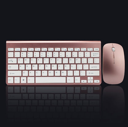 Wireless Keyboard and Mouse Set - Compact, Slim, Quiet