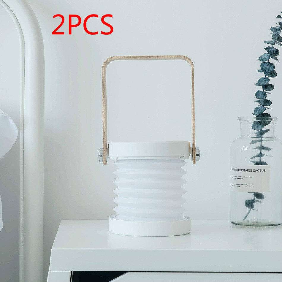 Foldable Touch LED Night Light, USB Rechargeable, 3 Brightness Levels