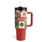 Premium 40oz Stainless Steel Insulated Tumbler – Double Wall Vacuum Flask for Hot & Cold Beverages