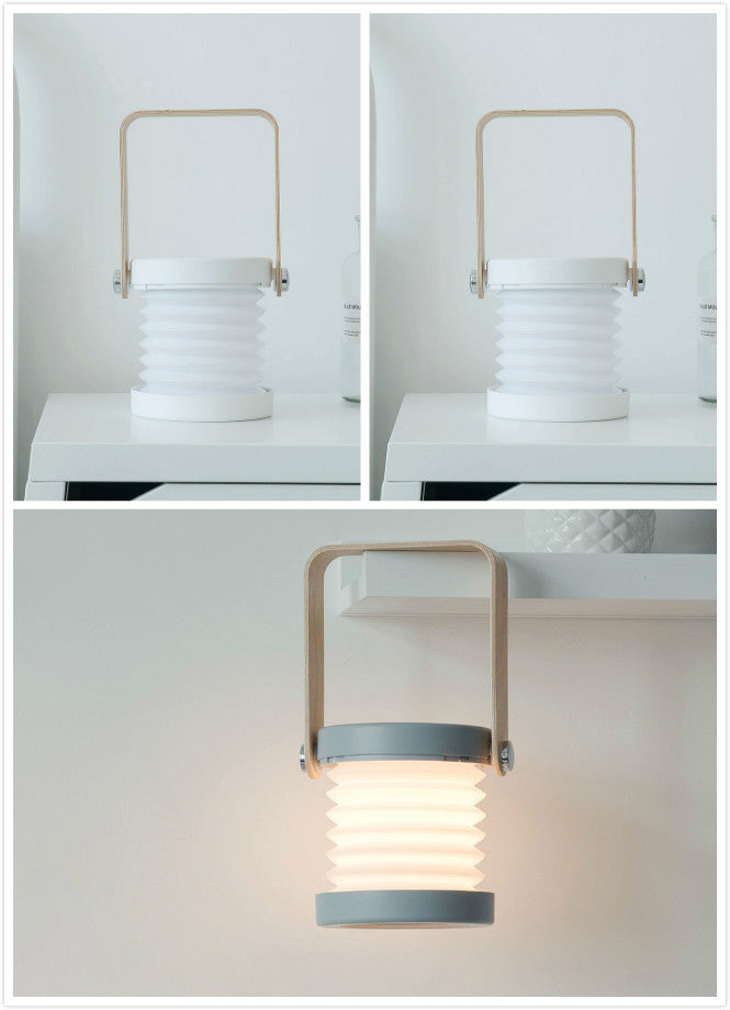 Foldable Touch LED Night Light, USB Rechargeable, 3 Brightness Levels