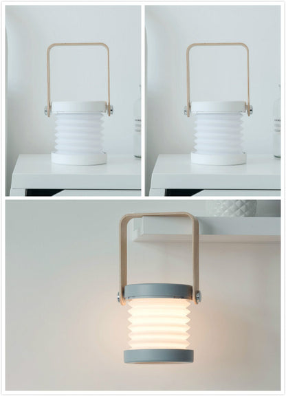 Foldable Touch LED Night Light, USB Rechargeable, 3 Brightness Levels