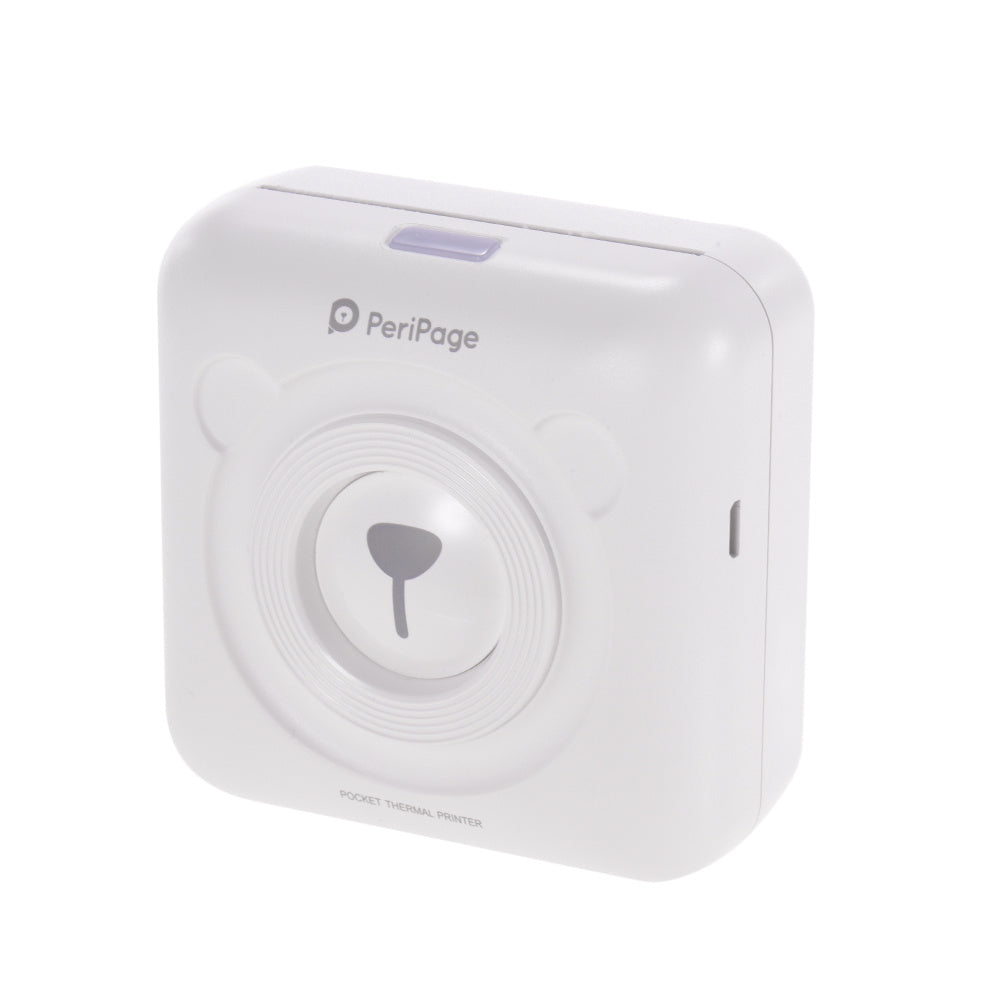 Mini Thermal Printer - Rechargeable, Portable & Multi-Paper Compatible