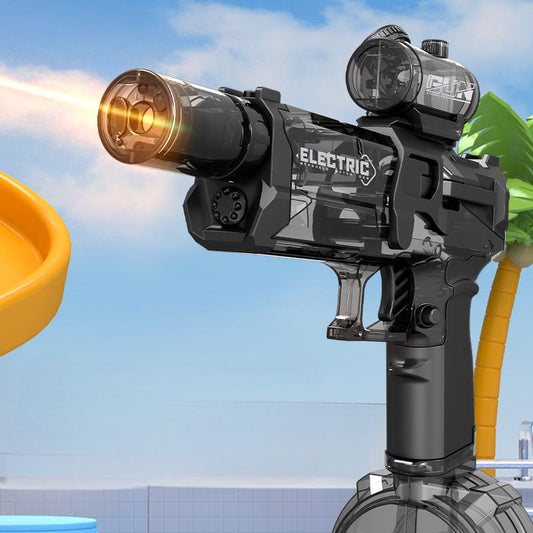 New Electric Automatic Water Gun With light Sprays Water Continuously High-pressure High-speed Powerful Ice Blast Water Gun Toys