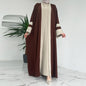 Two-Piece Long Dress Abaya Set
