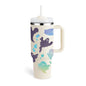 Premium 40oz Stainless Steel Insulated Tumbler – Double Wall Vacuum Flask for Hot & Cold Beverages