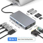 Multi-Function USB-C Splitter Hub – Compact & Efficient