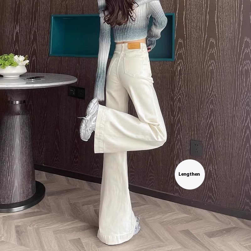 High-Waist Bootcut Jeans