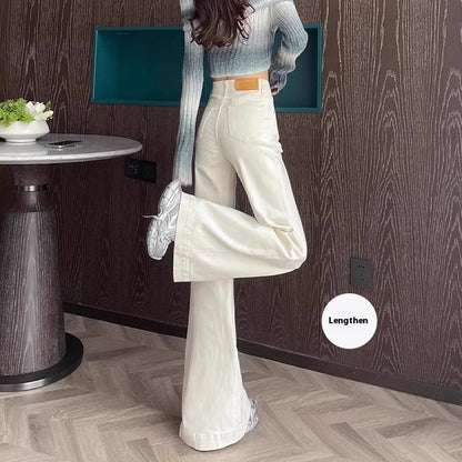 High-Waist Bootcut Jeans