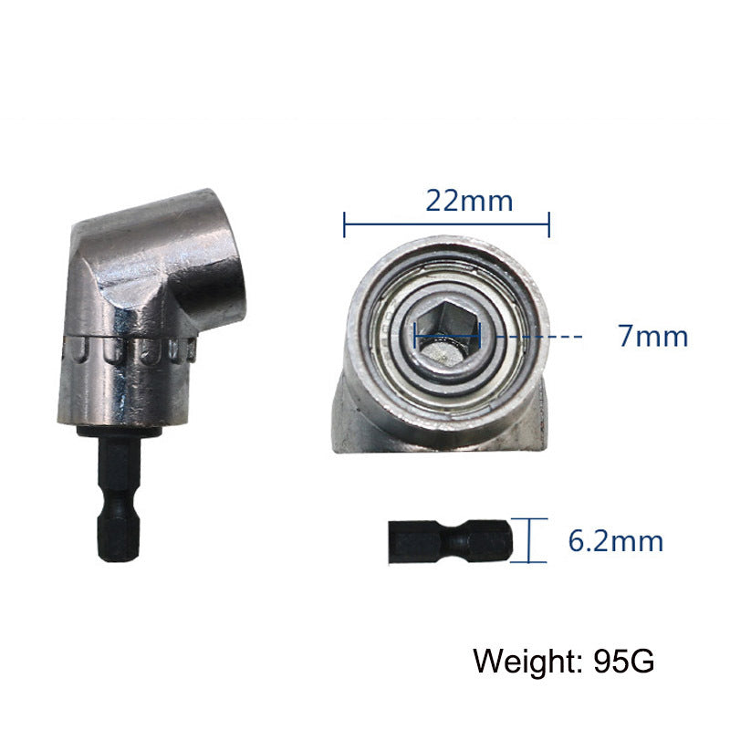 Magnetic Screwdriver Connector Adapter – Zinc Alloy, Quick Connect for Electric Drills & Wrenches