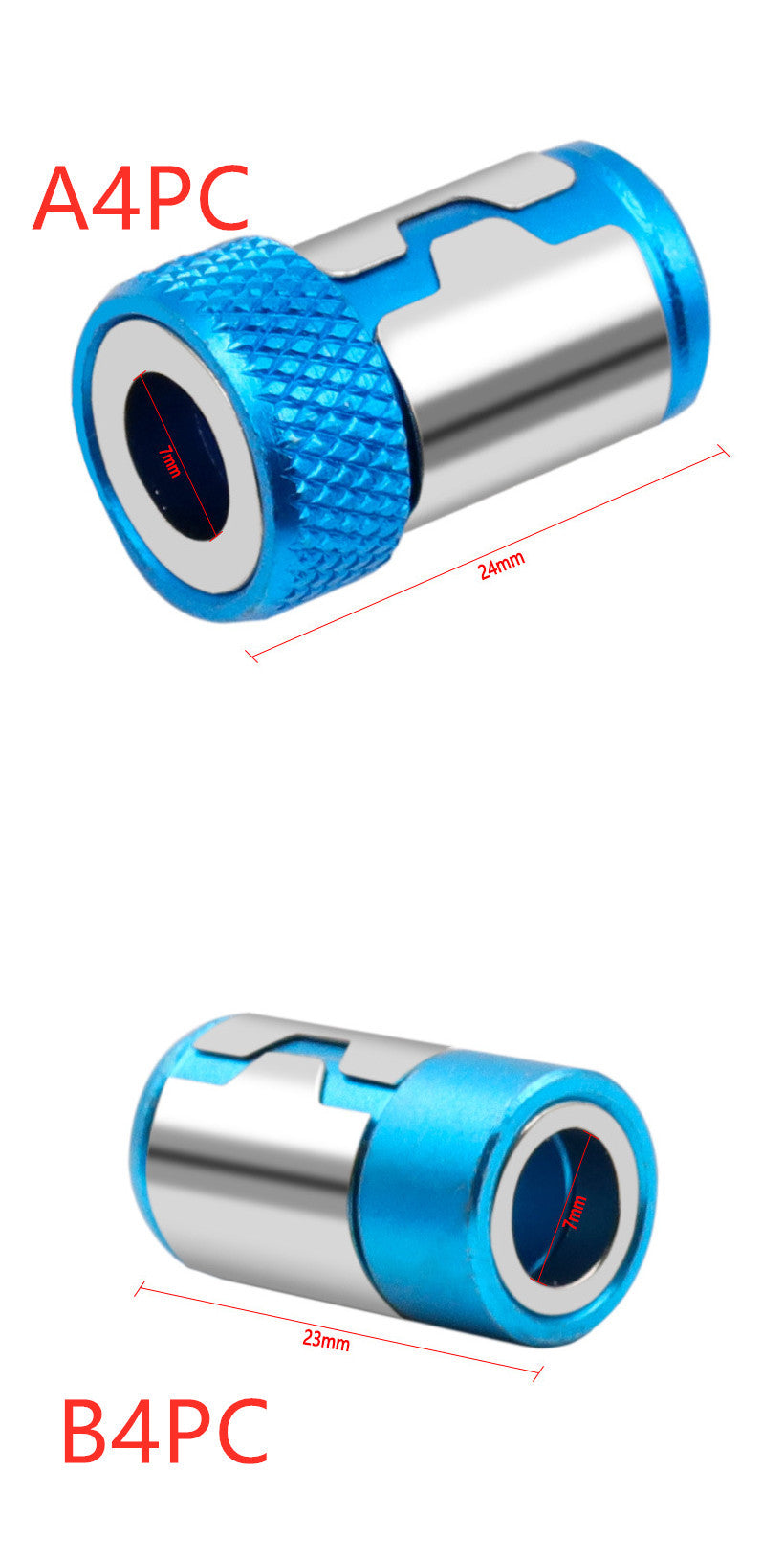 Magnetic Slotted Screwdriver – High Carbon Steel, Blue Pattern and Smooth Ring Options