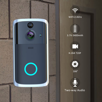 Smart Video Doorbell - Wireless, HD & Two-Way Audio