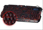 LED Backlit Gaming Keyboard - 3 Colors, Ergonomic & Waterproof