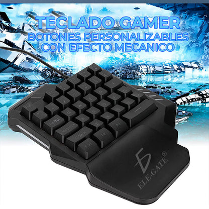 4 In 1 Bluetooth Gaming Keyboard Mouse Kit For Android Cell Phones