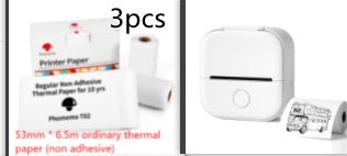Phomemo T02 Mini Pocket Thermal Printer – Inkless Bluetooth Label Printer, Supports 10 Languages, 1000mAh Battery
