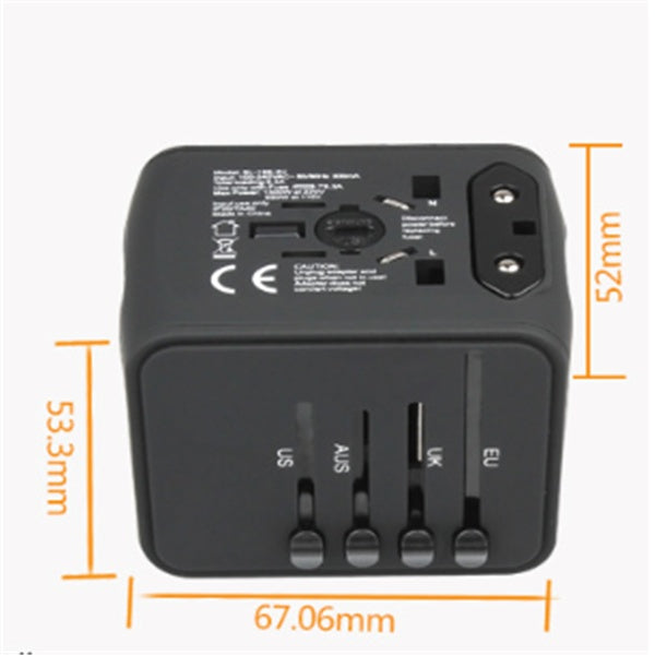 Universal Travel USB Charger - Multinational Converter