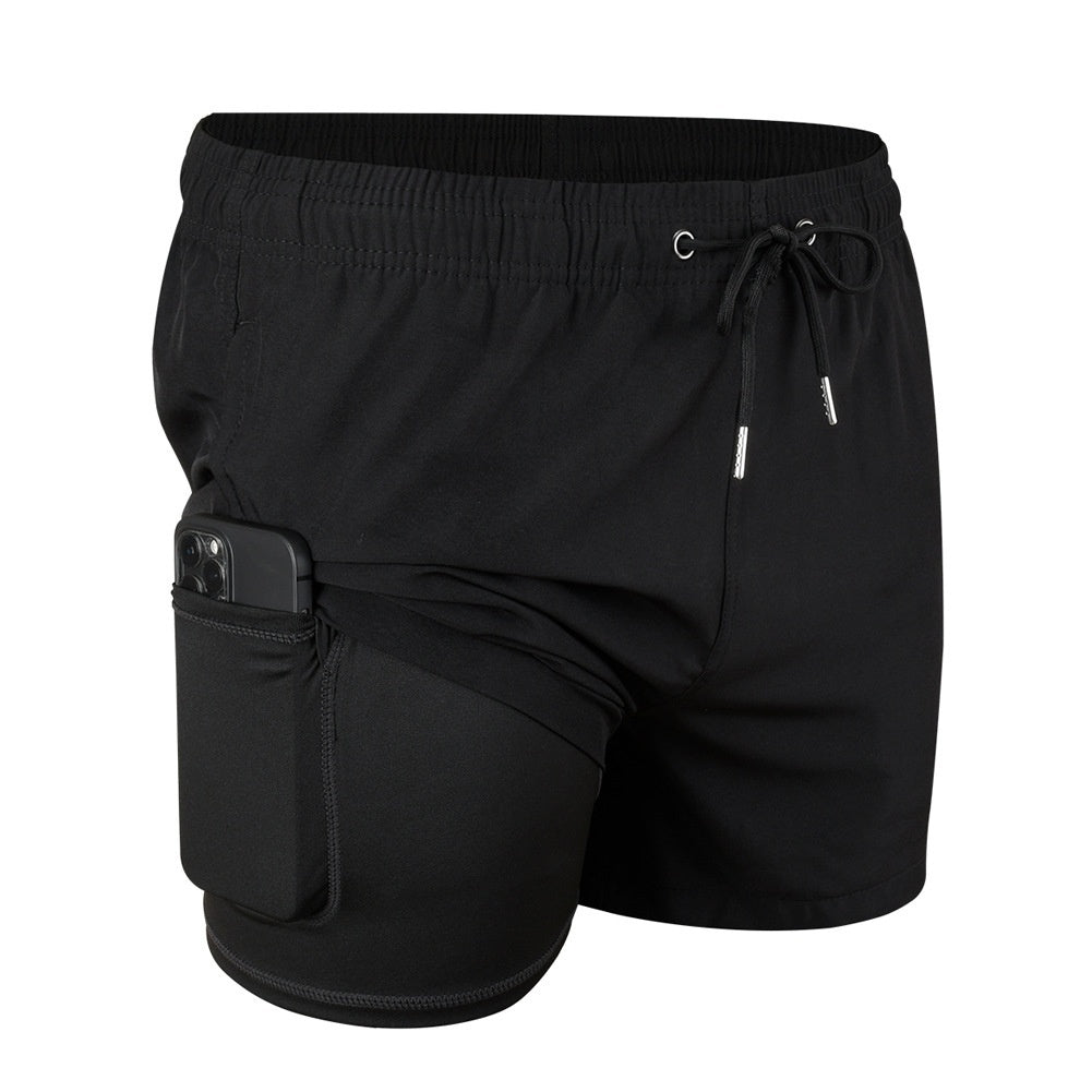 Men's Double-layer Swimming Trunks Anti-embarrassment XL Mens