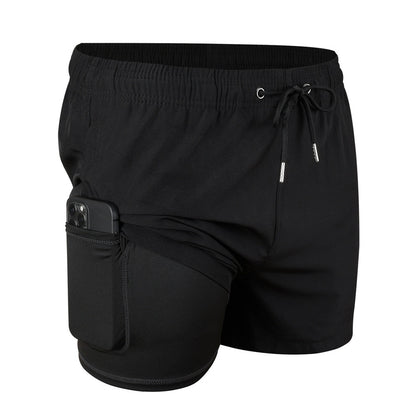 Men's Double-layer Swimming Trunks Anti-embarrassment XL Mens