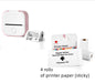Phomemo T02 Mini Pocket Thermal Printer – Inkless Bluetooth Label Printer, Supports 10 Languages, 1000mAh Battery