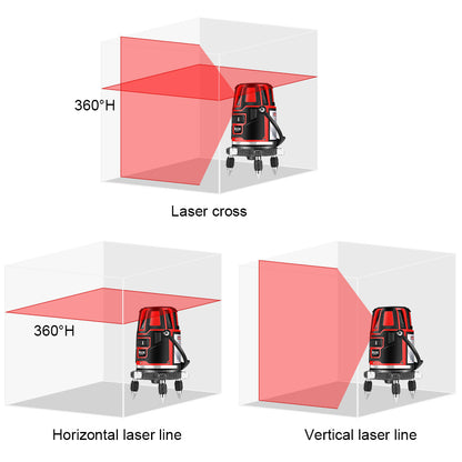 Infrared Laser Level – High Precision Rechargeable Leveling Tool with 30m Range and ±0.2mm/m Accuracy