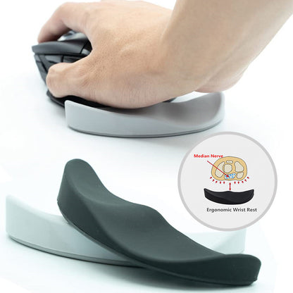 Ergonomic Gliding Wrist Rest Mouse Pad – Silicone, Right-Handed, Non-Slip, Comfortable Support for Wrist Pain Prevention